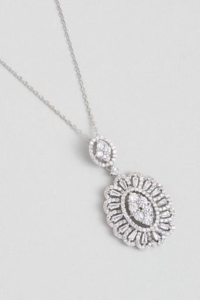 گردنبند نقره سفید زنانه 925 عیار So Chic - کد 868944158