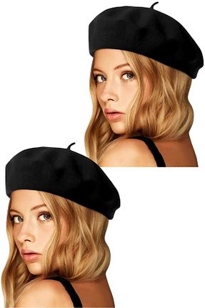 کلاه پشمی مشکی زنانه پشمی Uniquetrenders - کد 868974731