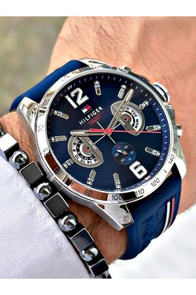 ساعت مچی سرمه ای مردانه 46 میلی متر Tommy Hilfiger - کد 868947442