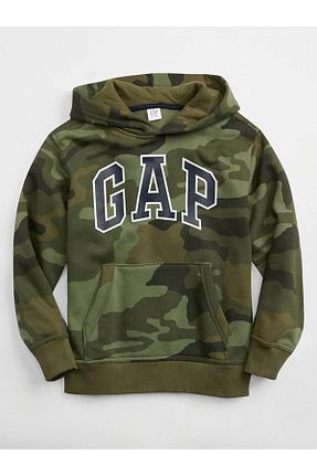 سوئیشرت سبز بچه گانه چاپی GAP - کد 127947077