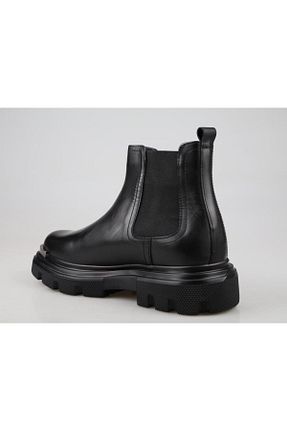 بوت / نیم بوت مشکی مردانه چرم خالص MARCOMEN - کد 868971655