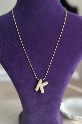 گردنبند استیل ( فولاد ) خاکی زنانه استیل (فولاد) MODA - کد 868984762