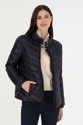 کاپشن سرمه ای زنانه پارچه U.S. Polo Assn. - کد 868986186