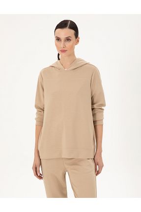 سوئیشرت بژ زنانه ساده Pierre Cardin - کد 868988204