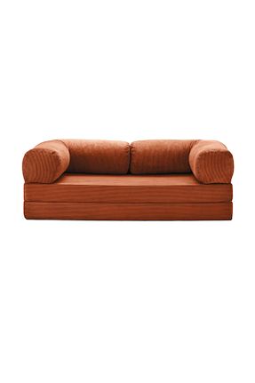 کاناپه نارنجی مخمل MiniWood - کد 868993543