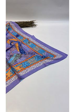روسری بنفش 90 x 90 Onur - کد 868991126