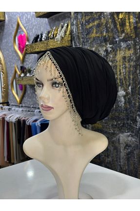 کلاه شنای حجاب مشکی زنانه zagreus - کد 868995016