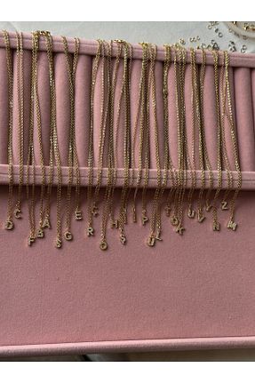 گردنبند استیل ( فولاد ) طلائی زنانه استیل (فولاد) MİOSAPRİVE - کد 869012746