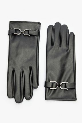 دستکش مشکی زنانه پلی استر Penti - کد 765761160