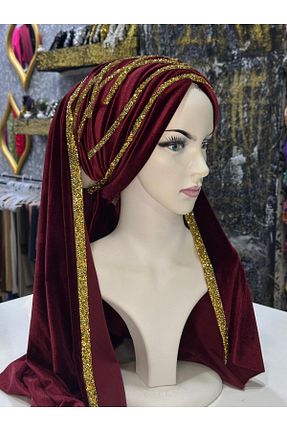 کلاه شنای حجاب زرشکی زنانه zagreus - کد 869047239