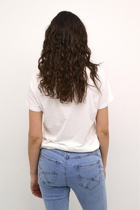 تیشرت سفید زنانه Boyfriend Butik - کد 869063747