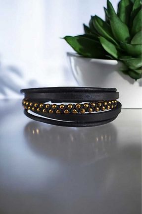 دستبند استیل (فولاد) مشکی زنانه استیل (فولاد) Öze Aksesuar - کد 869064616
