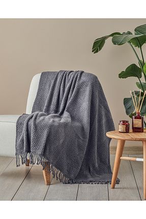 پتو تکنفره طوسی پنبه ای English Home - کد 796052572