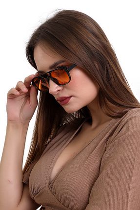 عینک آفتابی نارنجی زنانه 50 MACERATİ - کد 456892735