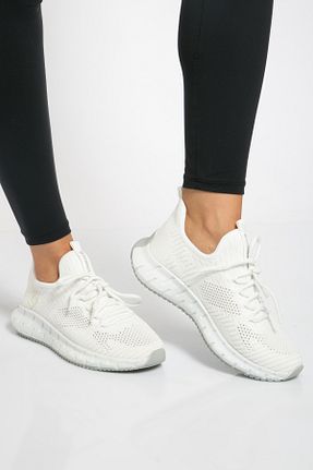 کفش کژوال سفید زنانه پارچه ای Shoes Time - کد 869113819