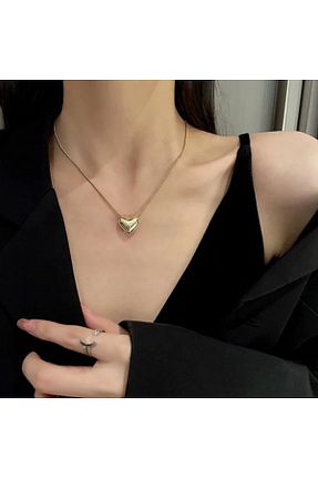 گردنبند استیل ( فولاد ) طلائی زنانه استیل (فولاد) CAXBERN - کد 869120105
