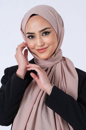 شال قهوه ای زنانه haremscarfs - کد 869653680