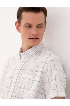 پیراهن خاکی مردانه رگولار Pierre Cardin - کد 704882376