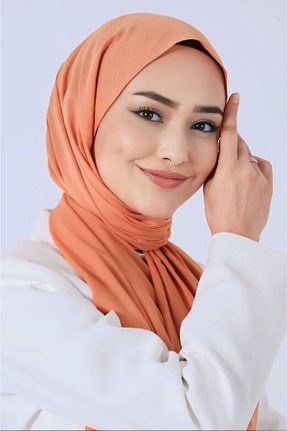 شال نارنجی زنانه haremscarfs - کد 869126151