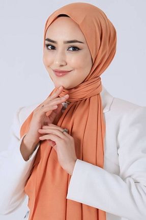 شال نارنجی زنانه haremscarfs - کد 869126151