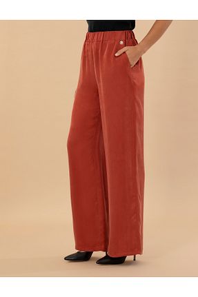 شلوار نارنجی زنانه پارچه Pierre Cardin - کد 856309078