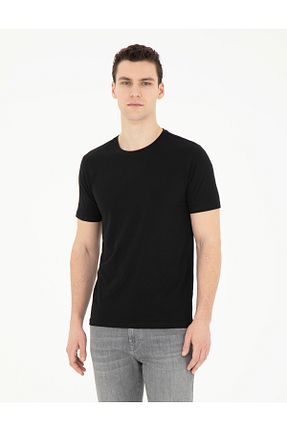 تیشرت مشکی مردانه اسلیم فیت Pierre Cardin - کد 829187468