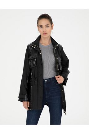 کاپشن مشکی زنانه اسلیم فیت Pierre Cardin - کد 833034934