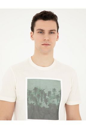 تیشرت سفید مردانه اسلیم فیت Pierre Cardin - کد 829195017