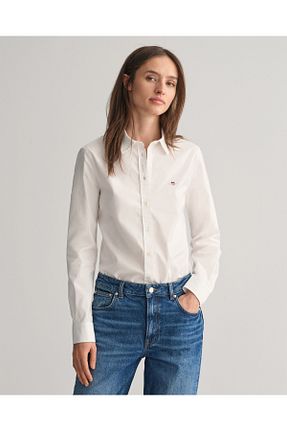 پیراهن آبی زنانه رگولار Gant - کد 782388767