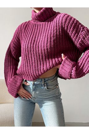 پلیور زرشکی زنانه ساده Elilook - کد 869156945