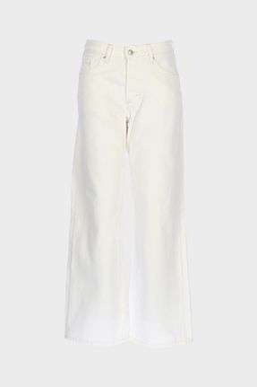 شلوار جین نباتی زنانه پاچه گشاد CROSS JEANS - کد 869163370