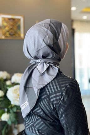 روسری رنگی پلی استر Armine - کد 832317634