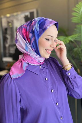 روسری رنگی پلی استر Armine - کد 832317857