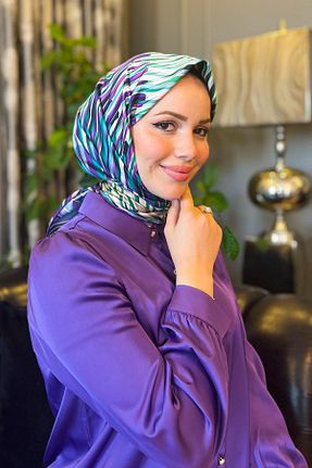 روسری رنگی پلی استر Armine - کد 840057171