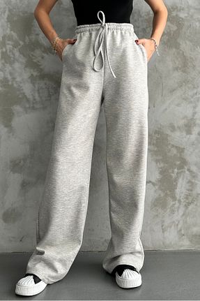 شلوار طوسی زنانه پارچه macharel jeans - کد 869171030
