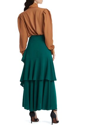 دامن آبی زنانه ساده Serpil - کد 869188259
