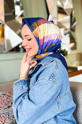 روسری رنگی پلی استر Armine - کد 832317632