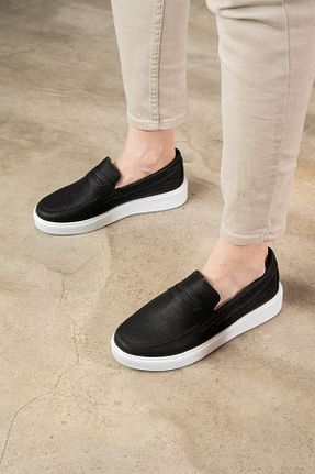 کفش اسنیکر مشکی مردانه بند دار L.A Polo - کد 678509816