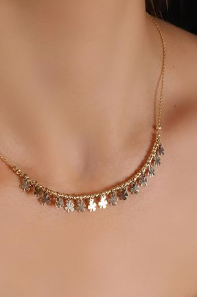 گردنبند طلا سبز زنانه 14 عیار GÜLENLER ALTIN - کد 796369023
