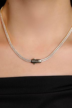 گردنبند طلا سبز زنانه 14 عیار GÜLENLER ALTIN - کد 803617318
