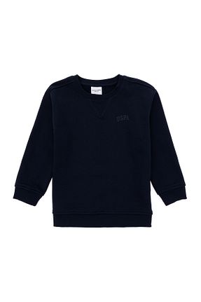 سوئیشرت سرمه ای بچه گانه ساده U.S. Polo Assn. - کد 869681937