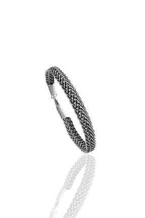 دستبند نقره سفید مردانه 925 عیار Söğütlü Silver - کد 869195609
