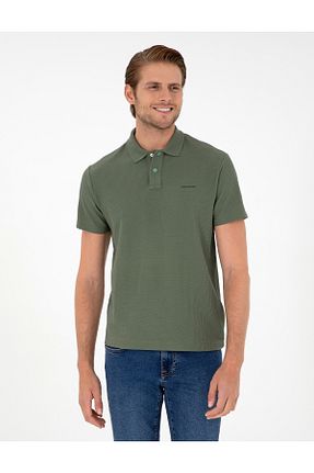 پولوشرت خاکی مردانه پارچه Pierre Cardin - کد 839707752