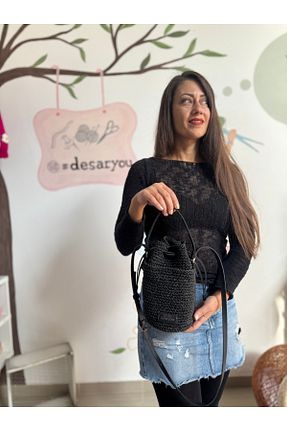 کیف دستی مشکی زنانه ابعاد کوچک Desaryou - کد 869211044