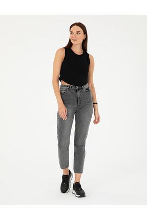شلوار جین طوسی زنانه پاچه ساده Pierre Cardin - کد 841484945