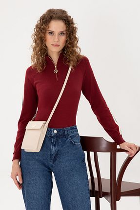 کیف دوشی بژ زنانه چرم مصنوعی U.S. Polo Assn. - کد 869204024