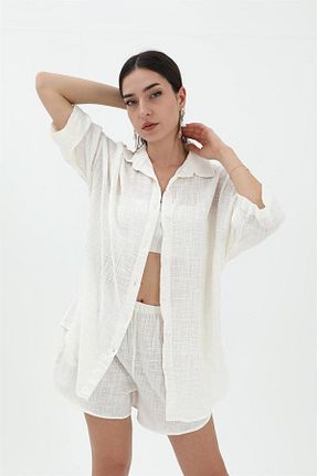 ست بالاتنه و پائین تنه نباتی زنانه بافتنی CEYDA GÜMÜŞ - کد 926972608