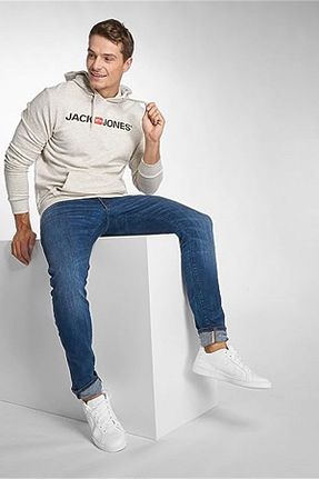 سوئیشرت سفید مردانه ساده Jack & Jones - کد 32275047