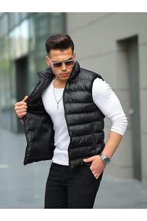 جلیقه مشکی مردانه اسلیم TREND YAŞAR - کد 76007476