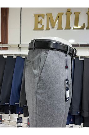 شلوار پارچه ای طوسی مردانه فاق نرمال Torero - کد 869226576
